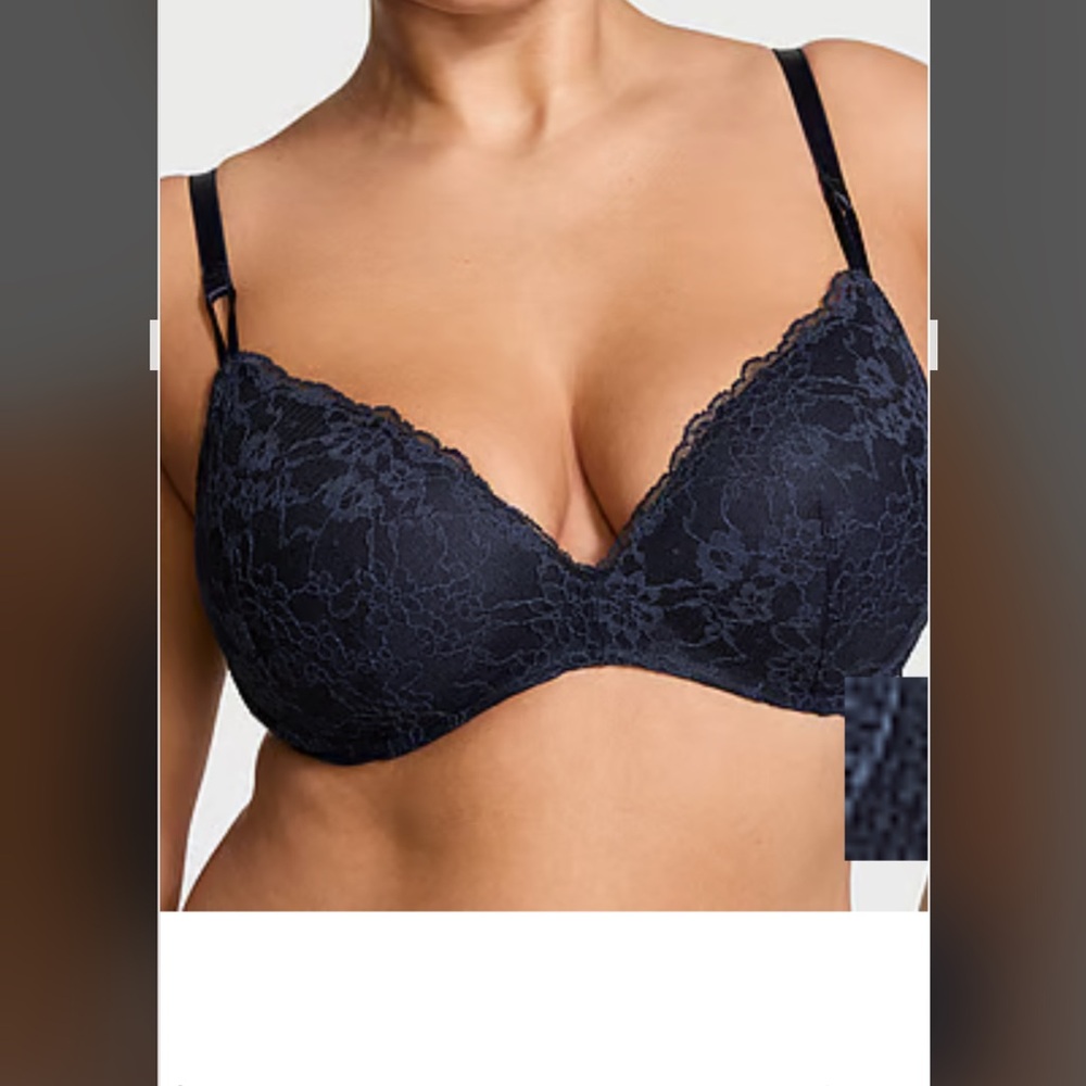 Victoria's Secret Black Lace Underwire Bra